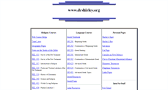 Desktop Screenshot of drshirley.org